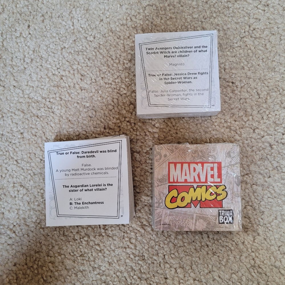 Marvel Comics Trivia Box - Picture 6 of 6